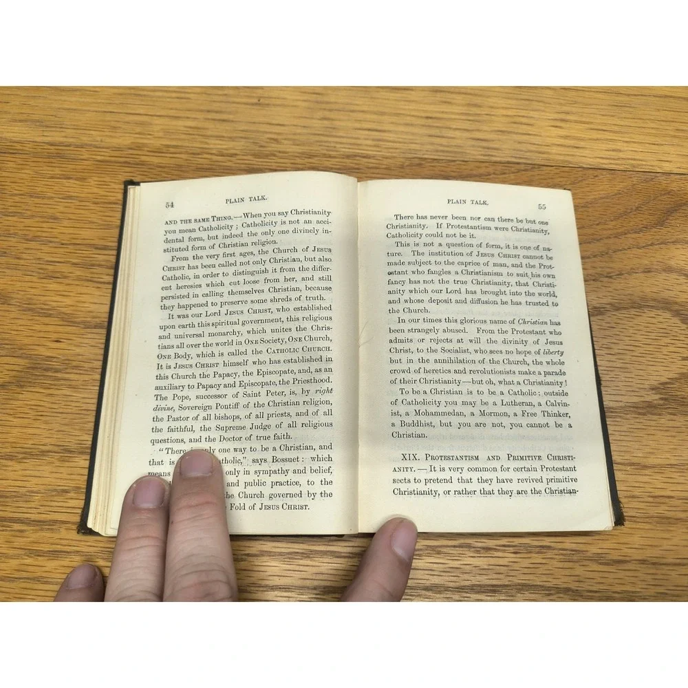 Plain Talk About‎ The Protestantism Of To-Day 1868